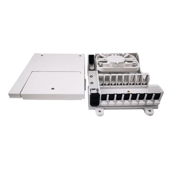 Indoor 8 Core Fiber Optic Splitter Wallmount Termination Box Fiber Distribution Box For FTTH
