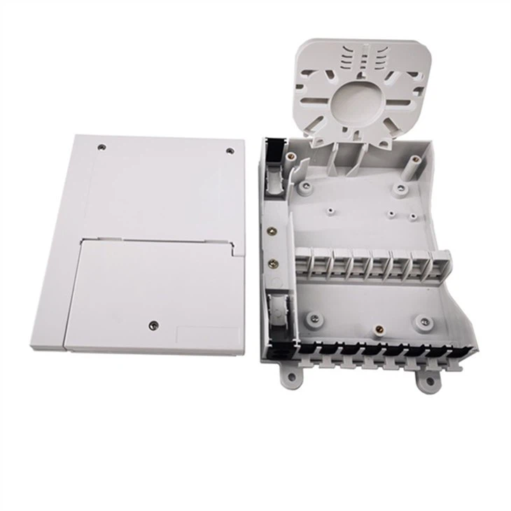 Indoor 8 Core Fiber Optic Splitter Wallmount Termination Box Fiber Distribution Box For FTTH